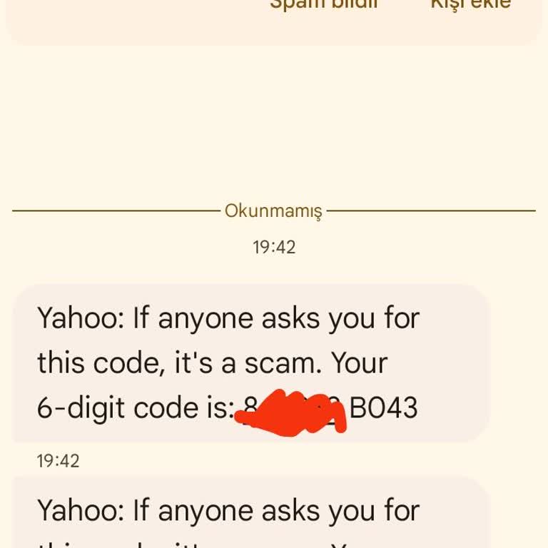 Yetkisiz Hesap Açma Girişimi Ve Doğrulama Kodu Sorunu