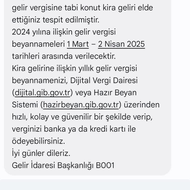 Kira Geliri Yokken Vergi Bildirimi Şoku