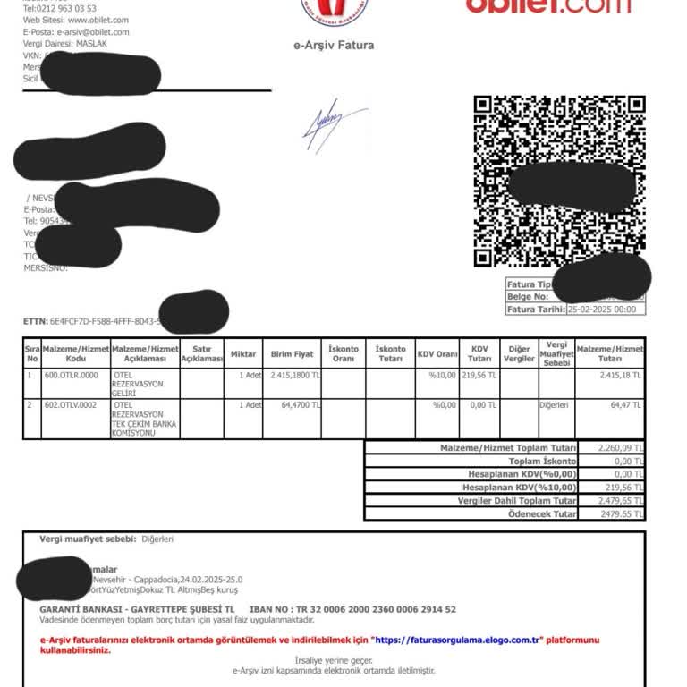 Yanlış Kesilen Fatura Ve Yetersiz Müşteri Hizmetleri