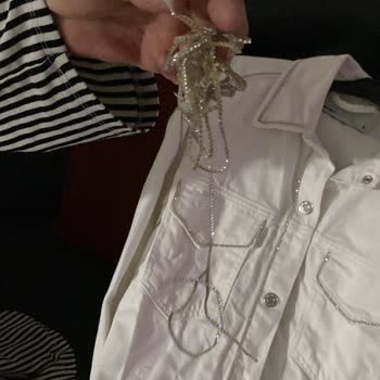 Koton Parlak Gömlek Ceket Taşlarının Mahvolması
