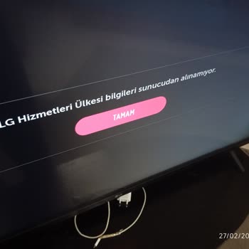 LG TV'de Webos Hataları Kullanımı Engelliyor