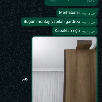 İstikbal Dolap Kapaklarında Eğrilik Ve İletişim Sorunu