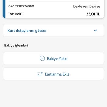 Mersin 33 Kart Para Yükleme Sorunu