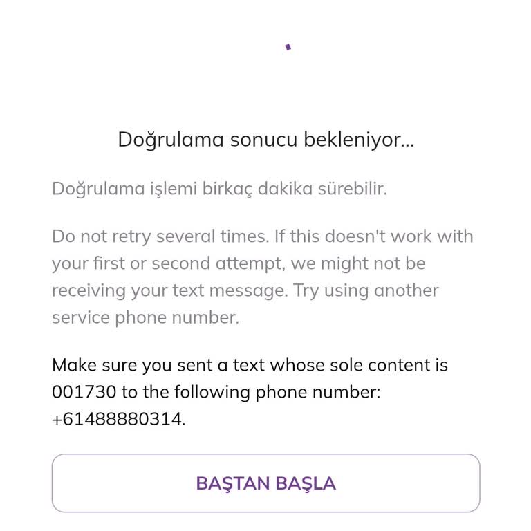 Kimlik Doğrulandı Ama Hesaba Giriş Yapılamıyor