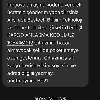 Garanti Kapsamındaki Telefonum İçin Ücret Talebi