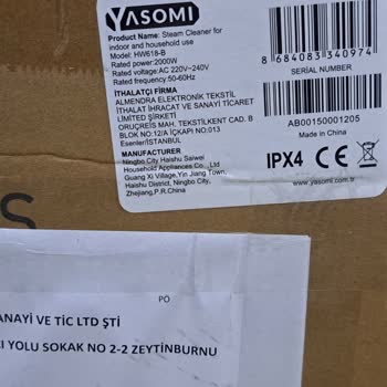 Kronik Arızalı Buharlı Temizleyici Ve Yetersiz Müşteri Hizmetleri