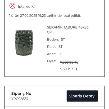 Yargıcı Firmasının Sahte Sipariş İptalleri Ve Para İadesi Sorunu