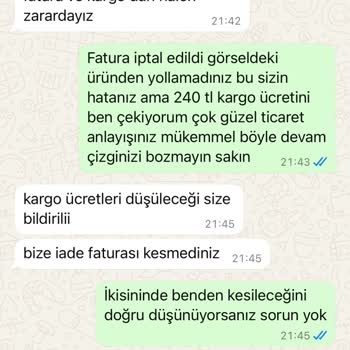 Yanlış Ürün Gönderimi Ve İade Sürecinde Çifte Kargo Ücreti Şoku