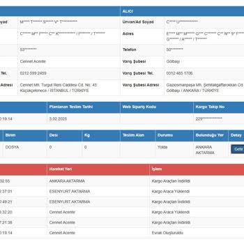 Kayıp Kargo Skandalı: Teslim Edilen Kim?