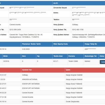 Kayıp Kargo Skandalı: Teslim Edilen Kim?