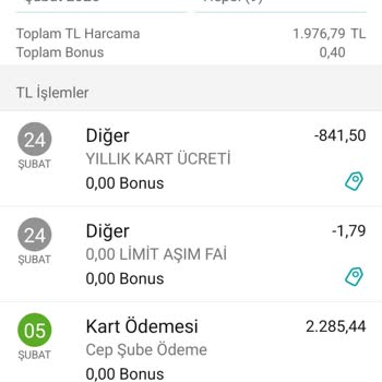 Habersiz Kesilen Yıllık Kart Ücreti İadesi Talebi