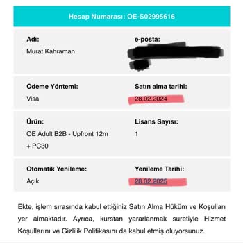 Haksız Otomatik Yenileme Ve Usulsüz Tahsilat!