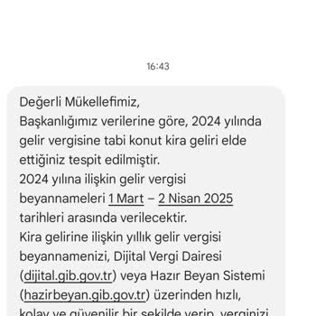 Yanlış Vergi Bildirimi Hakkında Bilgi Talebi