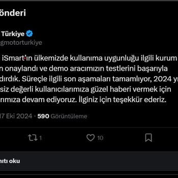 MG'nin Söz Verdiği Özellik Hala Aktif Değil