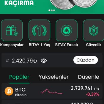 Bitay Kripto Para Uygulamasında Para Çekme Sorunu
