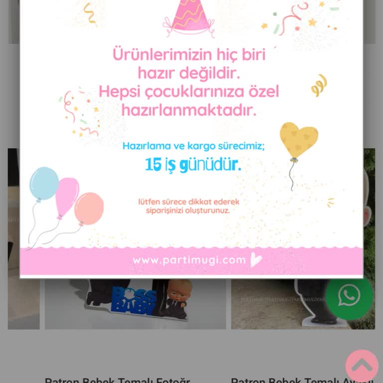 Doğum Günü İçin Beklenen Ürünler Hala Gelmedi