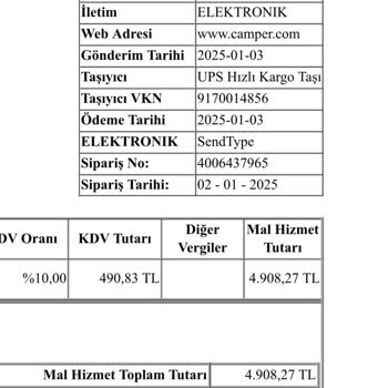 Geciken Sipariş Ve İletişim Sorunları: Camper Ayakkabı Alışverişi