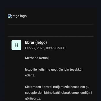 Letgo Hesabına Erişim Sorunu Ve İlan Mağduriyeti