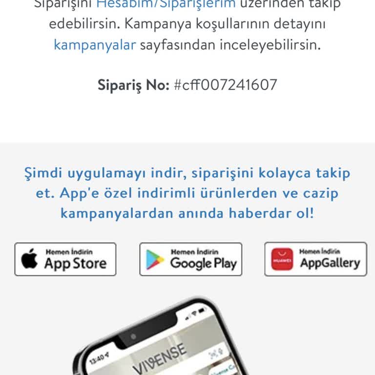 Vivense Koltuk Teslimat Sorunu