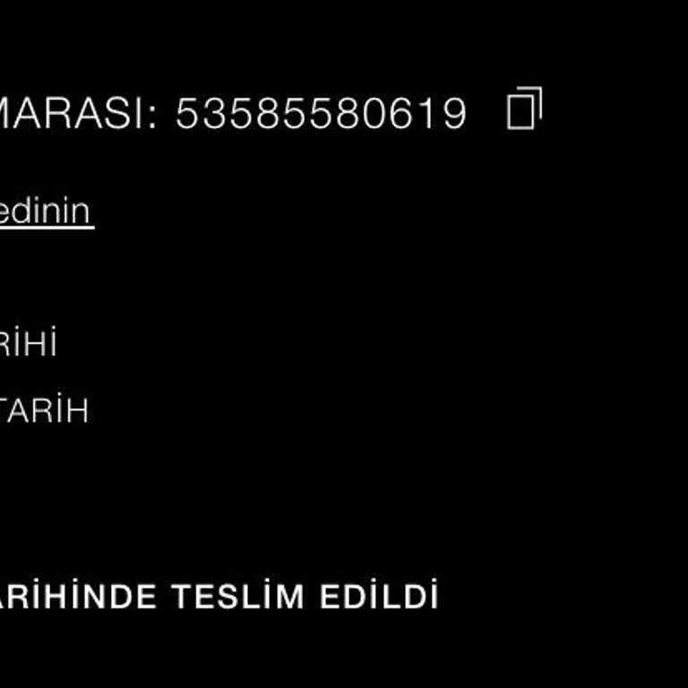 Zara Kargom Teslim Edilmediği Halde Teslim Edildi Görünüyor