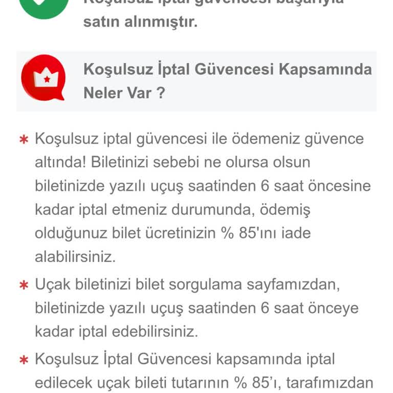 Koşulsuz İptal Paketinde İade Sorunu