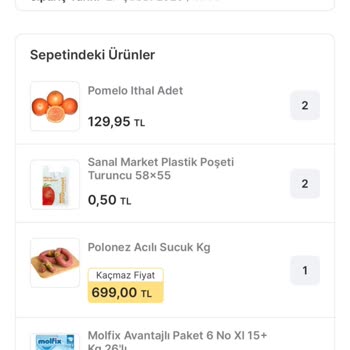 Migros Sanal Market Siparişi Teslim Edilmedi