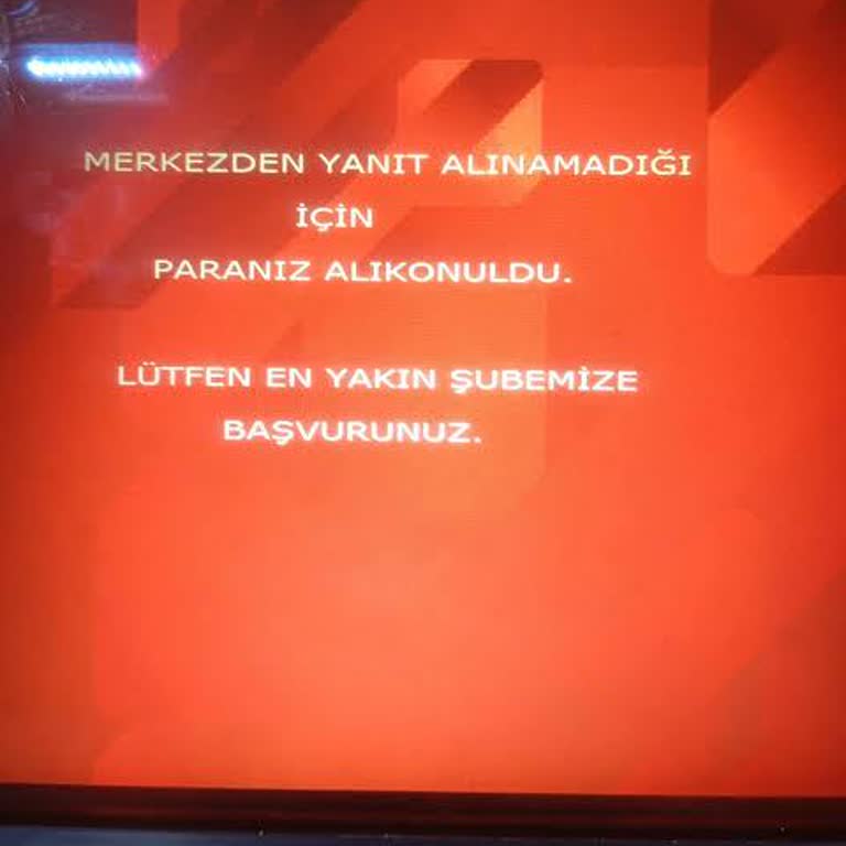 ATM'de Alıkonulan Para: Çözüm Bekleyen Müşteri Mağduriyeti