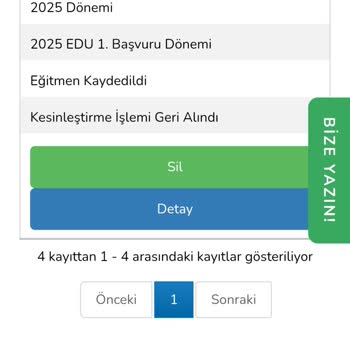 Başvuru Kesinleştirme Sorunu Ve Sistem Hataları