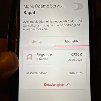 Singspace Ücreti Haksız Yansıtıldı: Paramı Geri İstiyorum