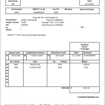 Erken Ödenen Trafik Cezası Ve Çifte Ödeme Sorunu
