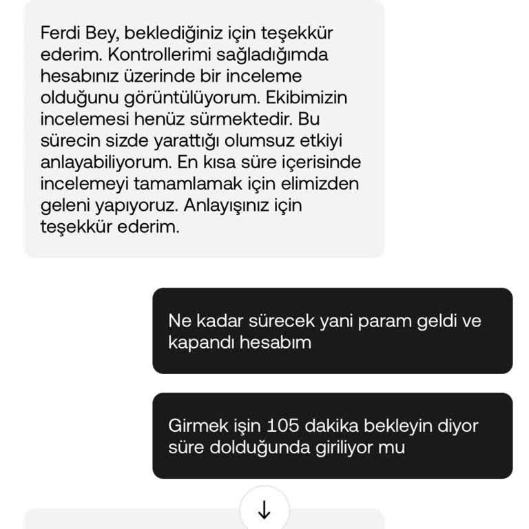 Askıya Alınan Hesap Ve Belirsiz Para İadesi