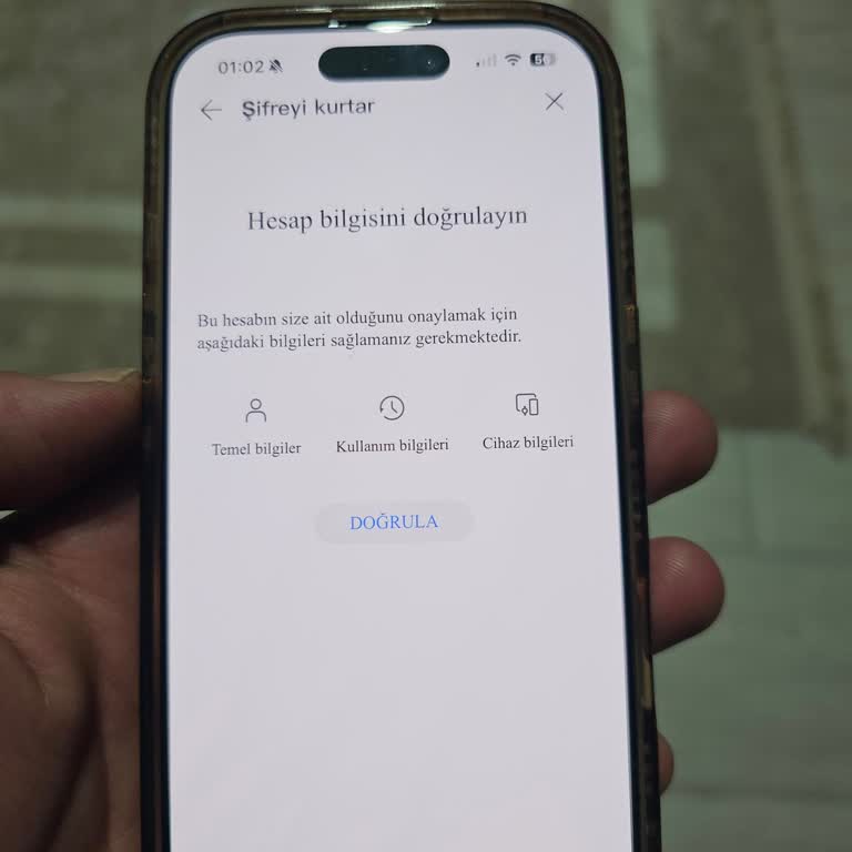 Huawei Health Uygulamasında Parola Sorunu