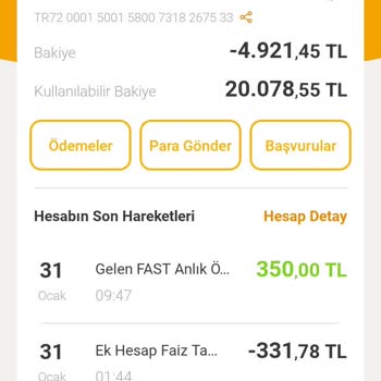 VakıfBank Ek Hesap Faiz Sorunu