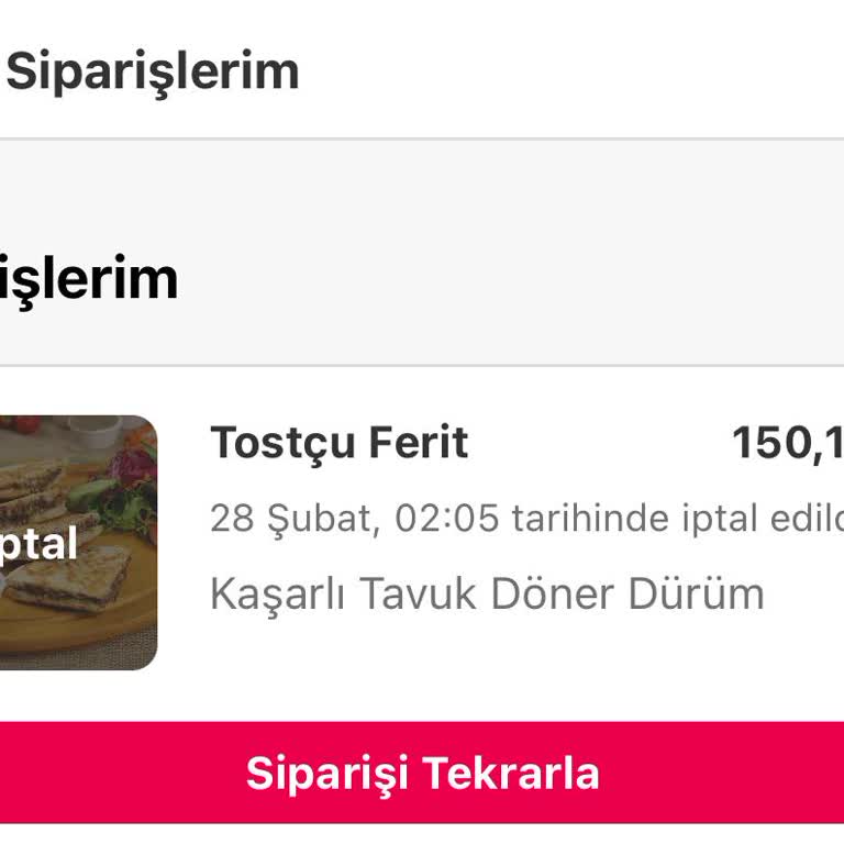 İptal Edilen Sipariş Ve Ulaşılmaz Müşteri Hizmetleri