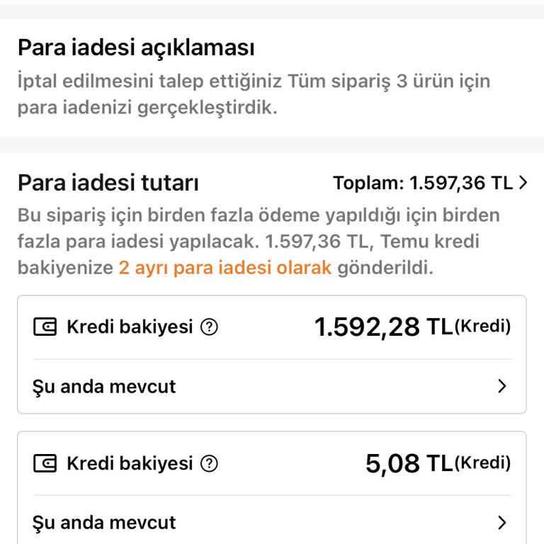 Yanlışlıkla Yapılan Alışverişin İadesi Bekleniyor