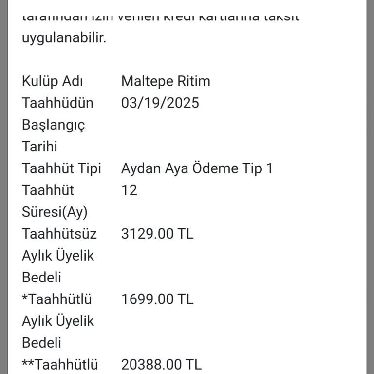 Yanıltıcı Üyelik Yenileme Ücreti Sorunu