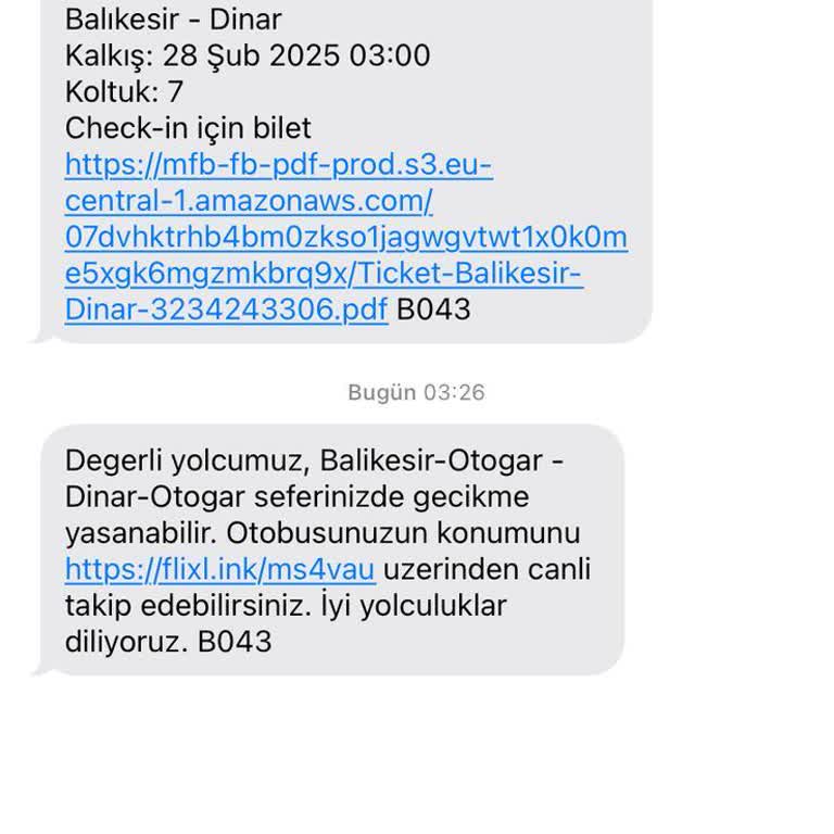 Kamil Koç İle İletişim Sorunu Ve Rötar Bilgilendirme Eksikliği