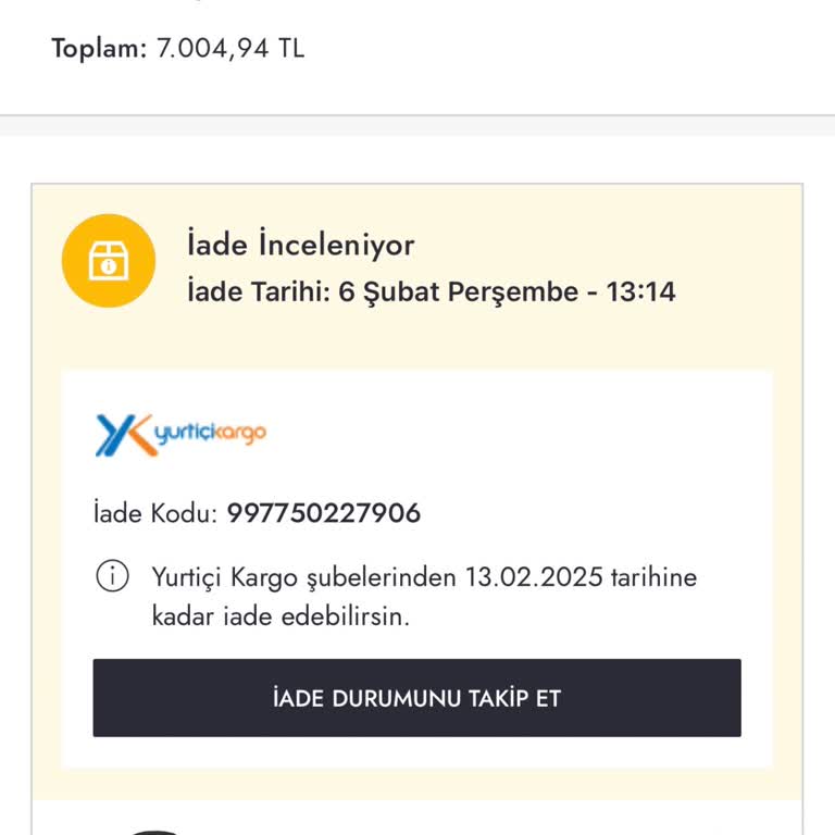 Boyner Online Mağazasında İade Süreci Sorunu