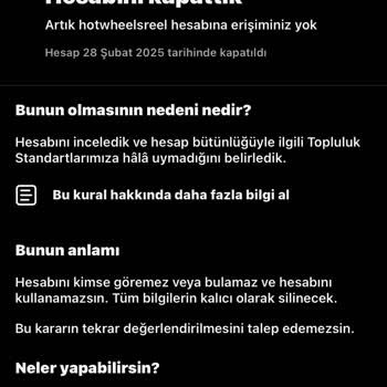Haksız Kapatılan Instagram Hesabım İçin Acil Çözüm Talebi