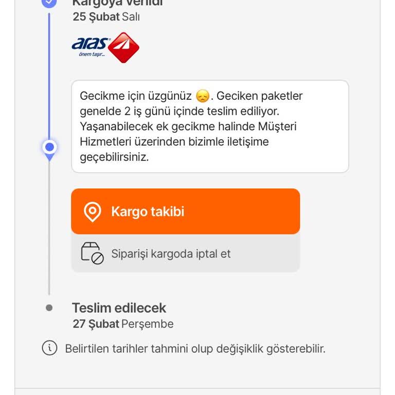 Kargo Teslimatında Gecikme Ve Müşteri Hizmetlerine Ulaşamama Sorunu