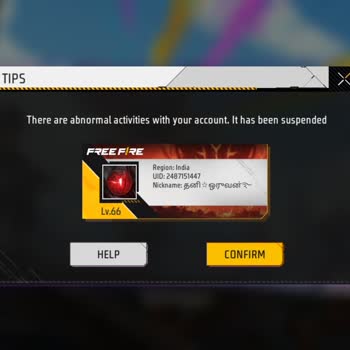 Garena Free Fire Permanently Suspended My Level 66 Account Without Any Reason