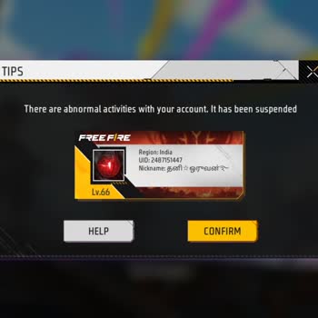 Garena Free Fire Permanently Suspended My Level 66 Account Without Any Reason