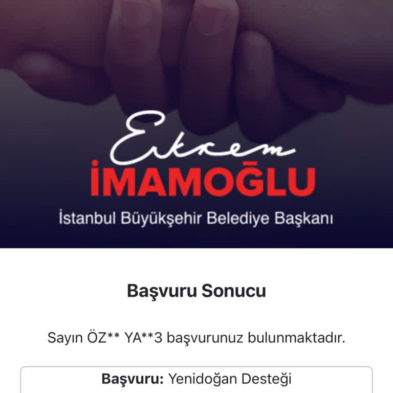 İstanbul Büyükşehir Belediyesi Yeni Doğan Destek Paketinde Adaletsizlik!