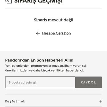 Kayıp Pandora Siparişi: Müşteri Hizmetlerine Ulaşamıyorum
