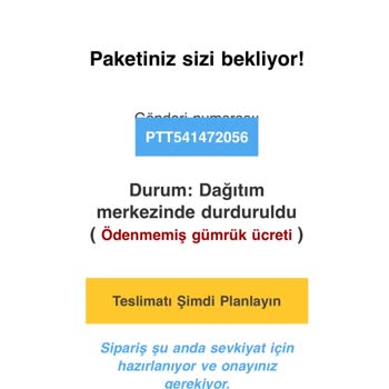 İzinsiz Kullanılan Kişisel Bilgiler Ve Sahte Gümrük Ücreti Mailleri