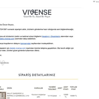 Teslim Edilmeyen Gardırop Ve İptal Sorunu