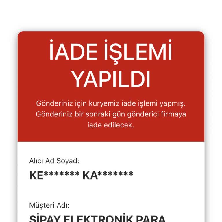 Kart Teslimatında Yaşanan Gecikme Ve Yanlış Bilgilendirme
