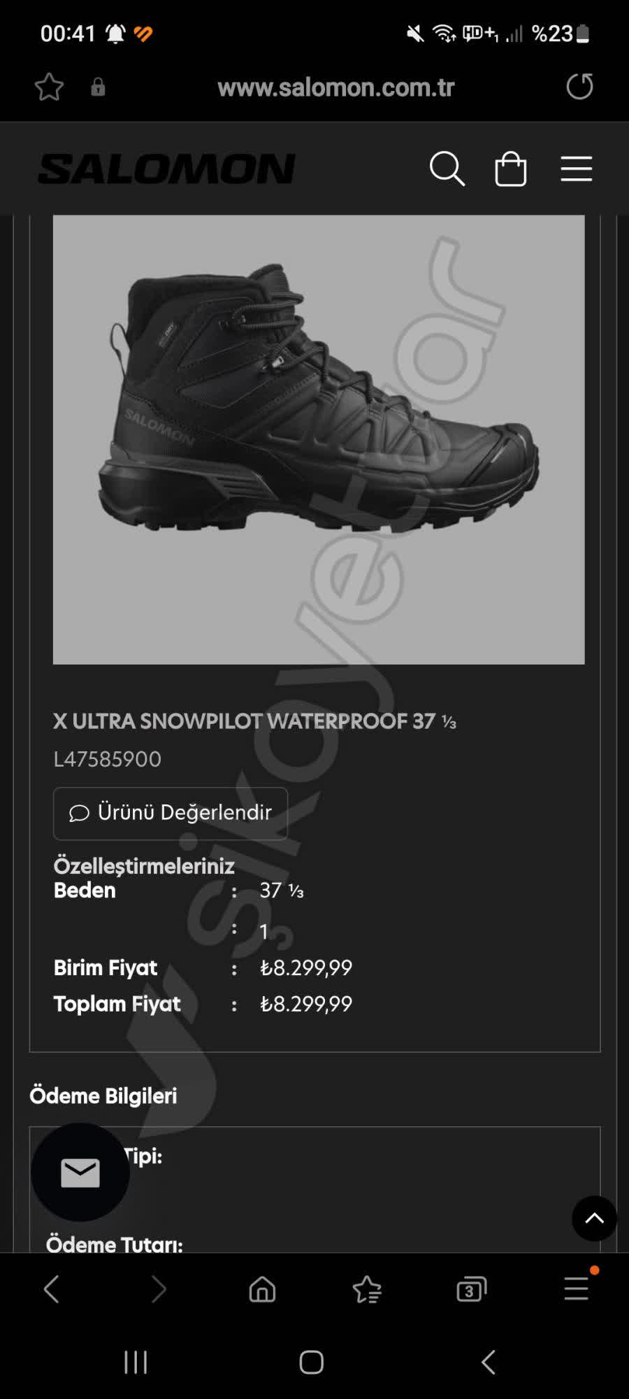 Salomon (US) Salomon X Ultra Snowpilot Boots Leak Water—No Warranty(04)