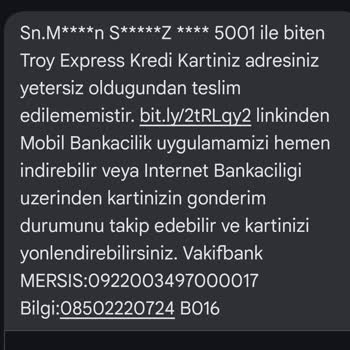 Kredi Kartı Teslimatında Sürekli Aksaklık Ve Müşteri Mağduriyeti
