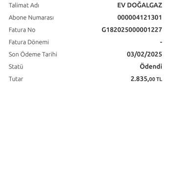 Gaziantep Gazdaş'tan Şaşırtıcı Doğalgaz Faturası